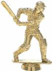 3" Cricket Batsman Gold Trophy Figure