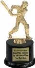 5" Cricket Batsman Trophy Kit with Pedestal Base