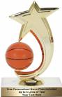 6 3/4" Basketball Shooting Star Spinning Trophy Kit