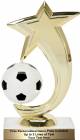 6 3/4" Soccer Shooting Star Spinning Trophy Kit