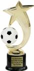 8" Soccer Shooting Star Spinning Trophy Kit with Pedestal Base