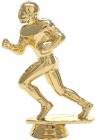 5" Football Runner Trophy Figure Gold