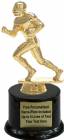 7" Football Runner Trophy Kit with Pedestal Base