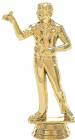 5" Dart Thrower Male Trophy Figure Gold