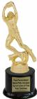 7 1/2" Action Football Male Trophy Kit with Pedestal Base