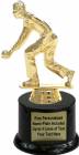 6 1/2" Lawn Bowler Male Trophy Kit with Pedestal Base