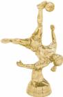 5 1/2" Action Soccer Female Gold Trophy Figure