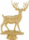 5 1/4" Buck Deer Gold Trophy Figure