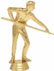 5 1/4" Pool Shooter Male Gold Trophy Figure