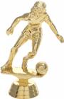 4 1/2" Action Soccer Female Gold Trophy Figure