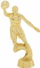 6" Action Basketball Female Trophy Figure Gold
