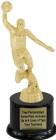 8" Action Basketball Male Trophy Kit with Pedestal Base