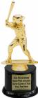 7" Junior Softball Female Trophy Kit with Pedestal Base