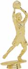 5 1/2" Junior Basketball Female Trophy Figure Gold