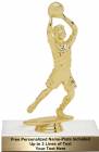 6 1/4" Junior Basketball Female Trophy Kit