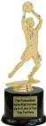 7 1/2" Junior Basketball Female Trophy Kit with Pedestal Base