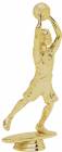 5 1/2" Junior Basketball Male Trophy Figure Gold