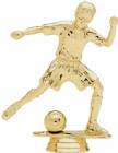 5" Junior Soccer Male Gold Trophy Figure