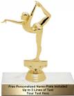 6 1/4" Gymnastics Female Trophy Kit