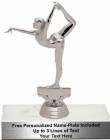 6 1/4" Gymnastics Female Trophy Kit