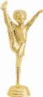 5" Junior Cheerleader Female Trophy Figure Gold