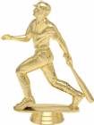5" Baseball Batter Gold Trophy Figure