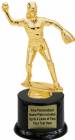 6 3/4" Softball Fielder Female Trophy Kit with Pedestal Base