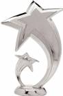 5 1/2" Shooting Star Silver Trophy Figure