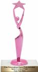 Pink 7 3/4" Reach For The Stars Trophy Kit