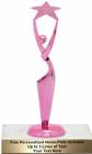 Pink 6 3/4" Reach for the Stars Trophy Kit