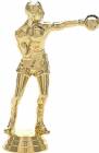 5" Boxer Male Gold Trophy Figure
