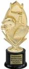 8" Football Sport Trophy Kit with Pedestal Base