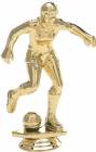 5" Soccer Female Gold Trophy Figure