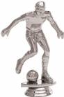 5" Soccer Male Silver Trophy Figure