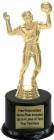 7 1/4" Volleyball Male Trophy Kit with Pedestal Base