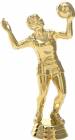 5 1/8" Volleyball Female Gold Trophy Figure