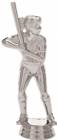 4 3/4" Softball Female Silver Trophy Figure