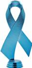 Blue 5 3/4" Awareness Ribbon Trophy Figure