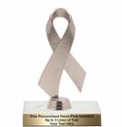 Grey 6 1/2" Awareness Ribbon Trophy Kit