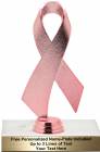 Pink 6 1/2" Awareness Ribbon Trophy Kit