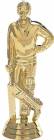 5" Cricketer Male Gold Trophy Figure