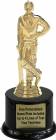 7" Cricketer Male Trophy Kit with Pedestal Base
