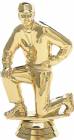 4" Coach Kneeling Gold Trophy Figure