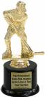 7" Hockey Female Trophy Kit with Pedestal Base