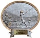 Baseball Male - Legend Series Resin Award 8 1/2" x 8"