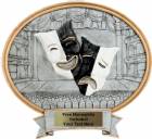 Drama Mask - Legend Series Resin Award 8 1/2" x 8"