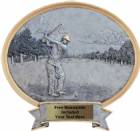 Golf Male - Legend Series Resin Award 8 1/2" x 8"