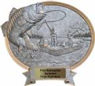 Bass Fishing - Legend Series Resin Award 8 1/2" x 8"