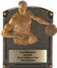 Male Basketball - Legends of Fame Series Resin Plate 6" x 8"