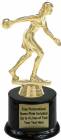 7" Bowler Female Trophy Kit with Pedestal Base